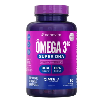Ômega 3TG Sanavita Super DHA 90 cápsulas