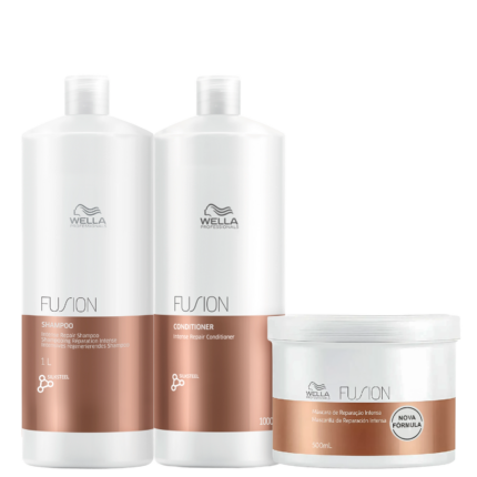 Kit Wella Professionals Fusion Trio Salão (3 Produtos)